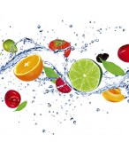 Dimex FRUITS IN WATER fotótapéta, poszter, vlies alapanyag, 225x250 cm