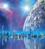 Dimex FUTURISTIC CITY fotótapéta, poszter, vlies alapanyag, 225x250 cm