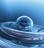 Dimex GLASS SPHERE fotótapéta, poszter, vlies alapanyag, 225x250 cm