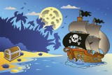 Dimex PIRATE SHIP fotótapéta, poszter, vlies alapanyag, 375x250 cm