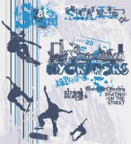 Dimex SKATE fotótapéta, poszter, vlies alapanyag, 225x250 cm