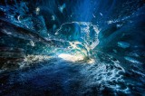 Dimex Vlies Fotótapéta - Blue ice cave - 375x250 cm