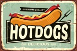 Dimex Vlies Fotótapéta - Hot Dog Sign - 375x250 cm