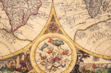 Dimex Vlies Fotótapéta - Old Vintage Map - 375x250 cm