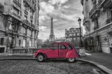 Dimex Vlies Fotótapéta - Retro car in black - 375x250 cm