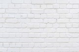 Dimex Vlies Fotótapéta - White wall of bricks - 375x250 cm