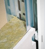 DIN szabványos acéltok 125 mm-es gipszkarton falba