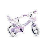 Dino Bikes Kerékpár fehér színben 12-es méret lányoknak