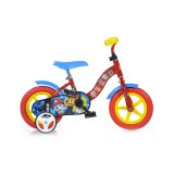 Dino Bikes Mancs őrjárat piros-kék kerékpár 10-es méretben