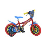 Dino Bikes Mancs őrjárat piros-kék kerékpár 12-es méretben