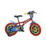 Dino Bikes Mancs őrjárat piros-kék kerékpár 14-es méretben