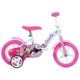 Dino Bikes Minnie egér rózsaszín-fehér kerékpár 12-es méretben (108L-NN) (108L-NN) - Gyerek kerékpár