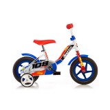 Dino Bikes Piros-fehér kerékpár 10-es méretben