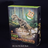 Dinoszauruszos régész készlet T-rex - Interaktív ásatási játék gyerekeknek
