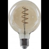 Diolamp Globe G95 Amber LED filament izzó, 4 W, 230 V, E27, 1800 K, 270 lm, 360°, szabályozható (PALA954WWSDIMAM)