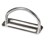 Dirzone D-gyűrű SS 50mm stoppos 90 fok