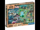 Disney: 101 kiskutya térkép puzzle 1000db-os - Clementoni