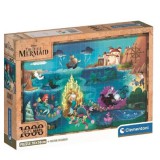Disney A kis hableány térkép 1000db-os puzzle poszterrel - Clementoni