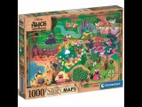 Disney: Alice csodaországban térkép puzzle 1000db-os - Clementoni