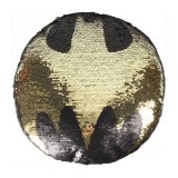 Disney Batman átfordítható flitteres formapárna 30 cm