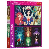 Disney hercegnők 100db-os glitteres puzzle - Trefl