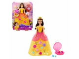 Disney Hercegnők: Virág varázslat Belle baba kiegészítőkkel - Mattel