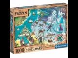 Disney: Jégvarázs térkép puzzle 1000db-os - Clementoni