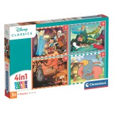 Disney klasszikusok 4 az 1-ben Supercolor puzzle - Clementoni