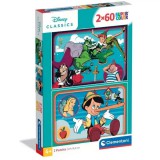 Disney klasszisok 2x60db-os Supercolor puzzle - Clementoni