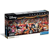Disney – Mickey és barátai zenekarban 1000db-os panoráma puzzle poszetrrel - Clementoni