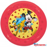 Disney Mickey Jump Into Fun micro prémium műanyag lapostányér 4 db-os szett 21 cm