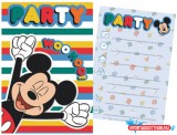 Disney Mickey Woohoo party meghívó