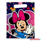 Disney Minnie Snacks műanyag ajándéktasak, ajándékzacskó 10 db-os