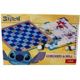 Disney Stitch: Dáma és malom társasjáték - Trefl