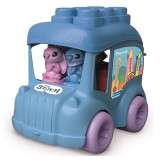 Disney Stitch iskolabusz puha építőkockákkal - Clementoni