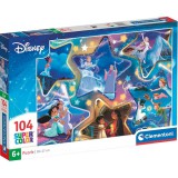 Disney Varázslatos pillanatok 104db-os Supercolor puzzle - Clementoni