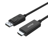 DisplayPort HDMI Adapter Unitek Y-5118CA Fekete 1,8 m