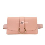 Divatos övtáska zebra mintás fekete színben, praktikus mindennapi használatra