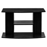 DIVERSA Akvárium alá szekrény BUDGET - 80x35x60cm, OVÁLIS, FEKETE