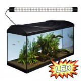 DIVERSA Akvárium STARTUP 80 LED Expert 17W - EGYENES - FEKETE