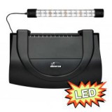 DIVERSA Akváriumfedél világítással 40 x 25 cm LED EXPERT 6W - FEKETE íves