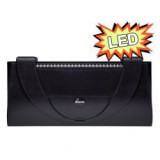 DIVERSA LED EXPERT COLOR 10W Akváriumfedél világítással 50x25cm - FEKETE, egyenes