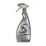 Diversey Cif Stainless Steel, Glass rozsdamentes acél- és üvegtisztító 750ml (6db/karton)