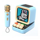 Divoom Ditoo-Mic Hordozható bluetooth hangszóró - Kék (6958444603889)