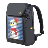 Divoom hátizsák pixel backpack m, fekete pixel_backpack_m