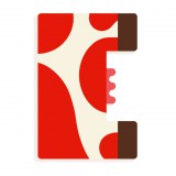 Djeco Állatdekor betű - E - Graphic animal letter