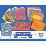 Djeco Aurélia író szettje - Levelező készlet fémes hatással - Aurelia writing set