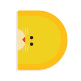 Djeco D - Állatos dekorbetű - D - DD04963