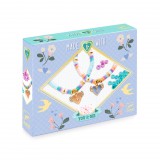 Djeco Design by Ékszerkészítő készlet Páros szárnyaló szívek - Heart Heishi