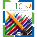 Djeco Ecsetfilc készlet - 10 klasszikus szín
